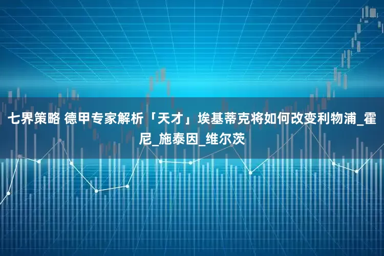 七界策略 德甲专家解析「天才」埃基蒂克将如何改变利物浦_霍尼_施泰因_维尔茨