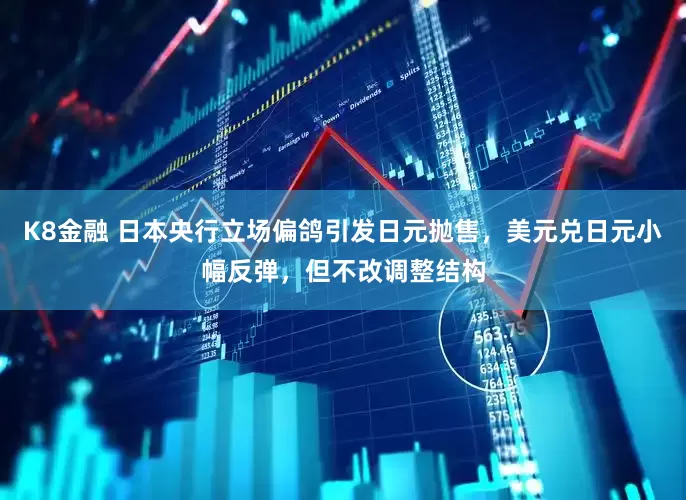 K8金融 日本央行立场偏鸽引发日元抛售，美元兑日元小幅反弹，但不改调整结构